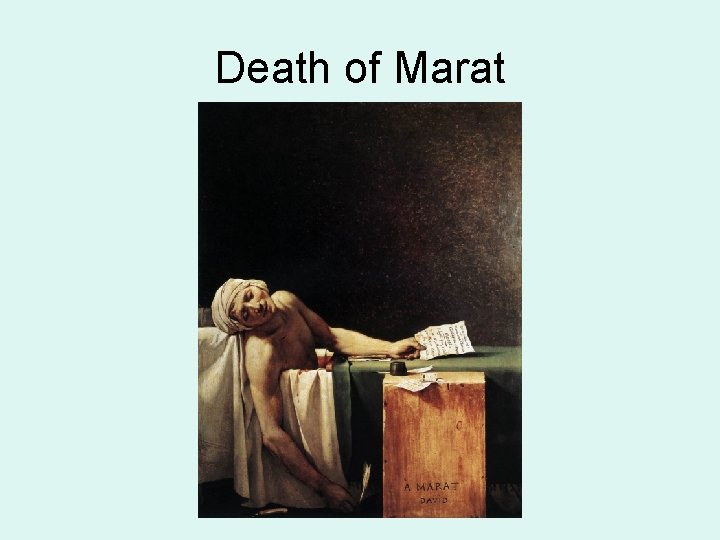 Death of Marat 
