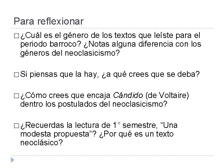 Para reflexionar � ¿Cuál es el género de los textos que leíste para el Para reflexionar � ¿Cuál es el género de los textos que leíste para el