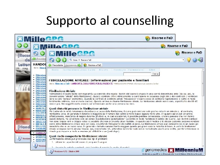Supporto al counselling 