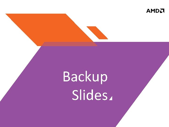 Backup Slides 