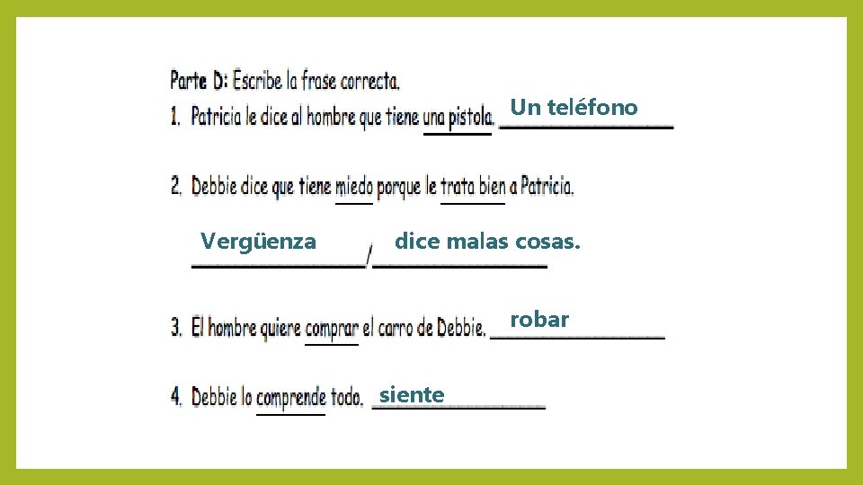 Un teléfono Vergüenza dice malas cosas. robar siente 