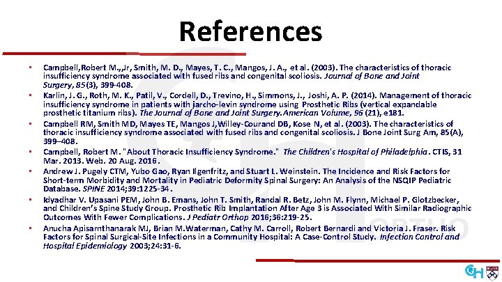 Prosthetic Rib Wound Complication Risk Stratification Richard Campbell
