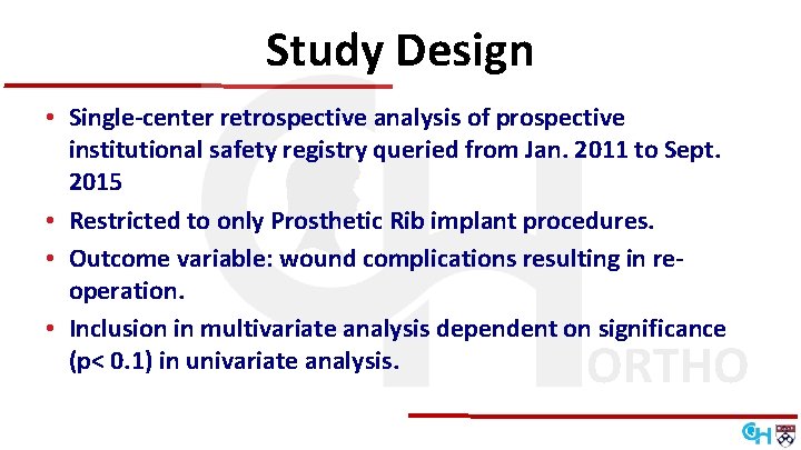 Prosthetic Rib Wound Complication Risk Stratification Richard Campbell