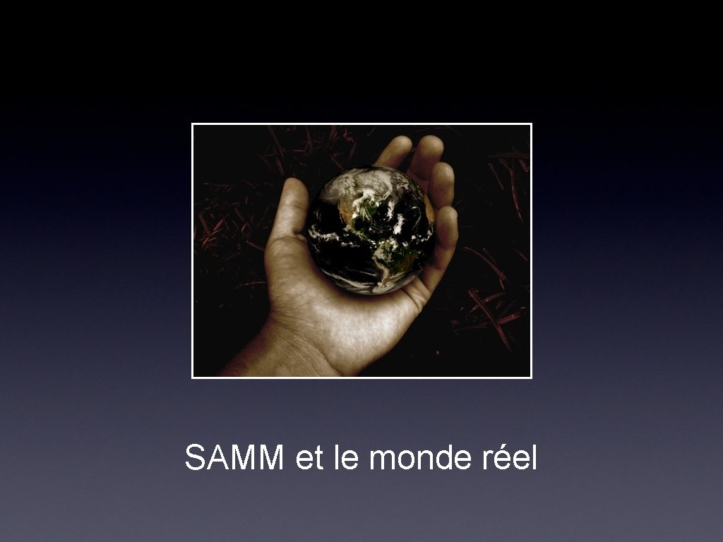 SAMM et le monde réel SAMM et le monde réel