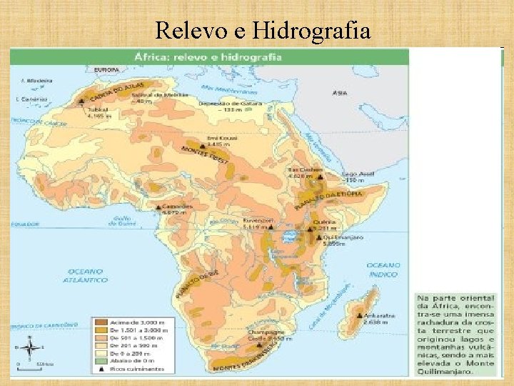 Relevo e Hidrografia 