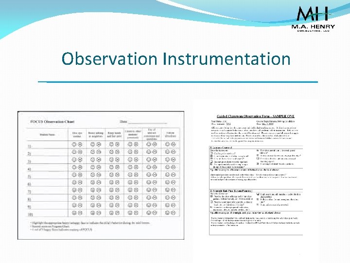 Observation Instrumentation 