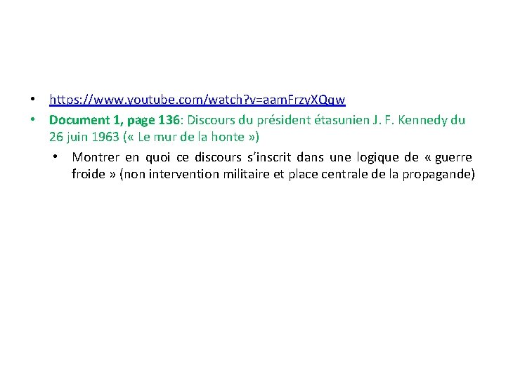  • https: //www. youtube. com/watch? v=aam. Frzy. XQqw • Document 1, page 136: