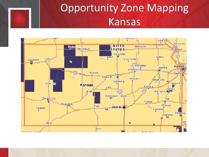 Opportunity Zone Mapping Kansas 