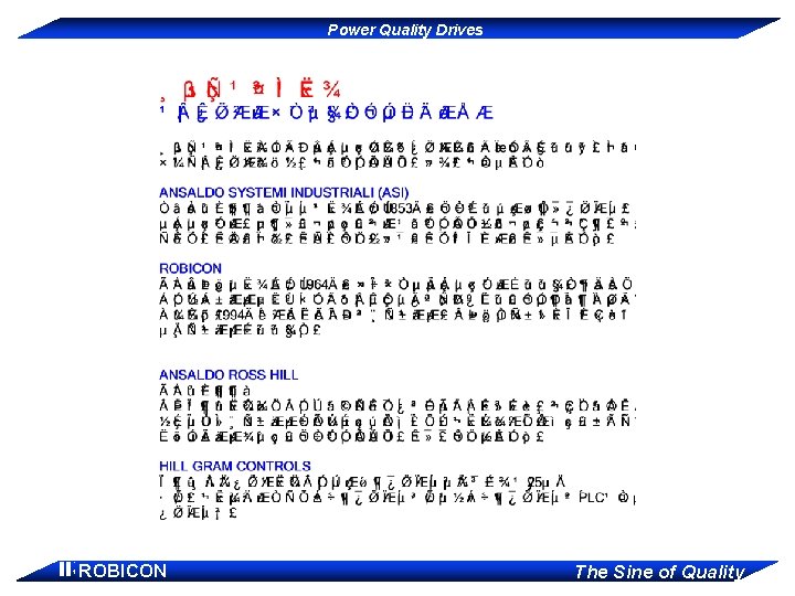 Power Quality Drives A Subsidiary Of High Voltage