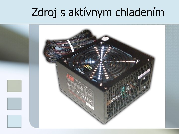 Zdroj s aktívnym chladením 