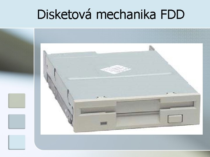 Disketová mechanika FDD 