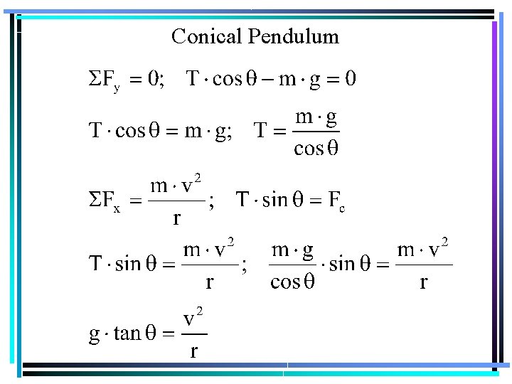 Conical Pendulum 