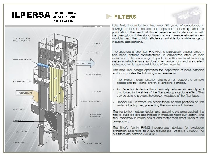 ILPERSA ENGINEERING QUALITY AND INNOVATION FILTERS 