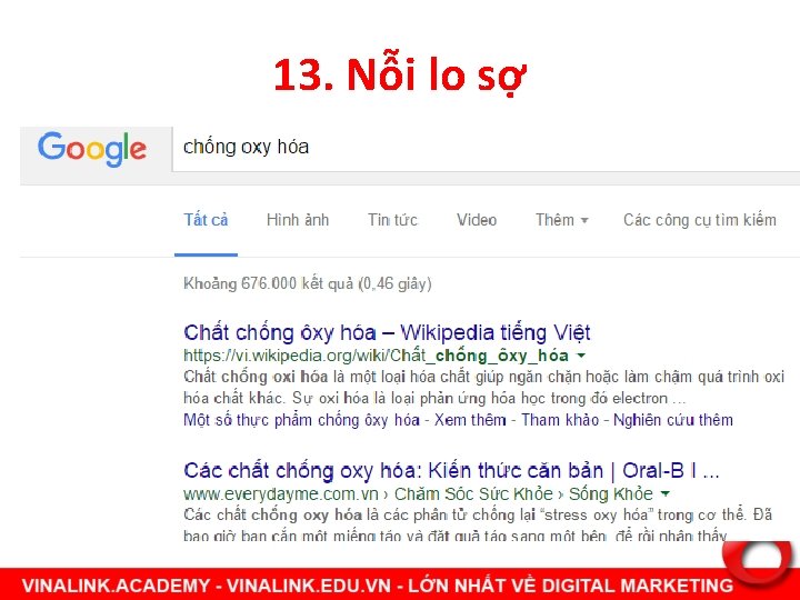 13. Nỗi lo sợ 