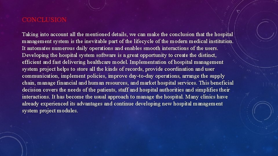CONCLUSION Taking into account all the mentioned details, we can make the conclusion that CONCLUSION Taking into account all the mentioned details, we can make the conclusion that