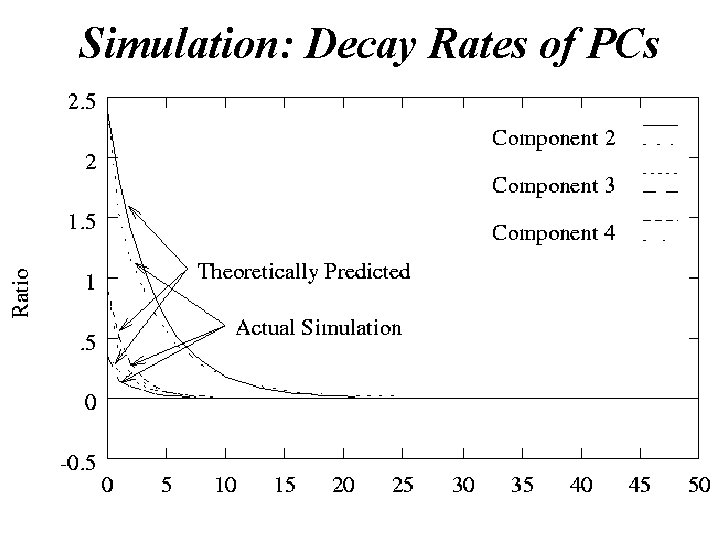 Simulation: Decay Rates of PCs 