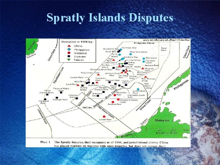 Spratly Islands Disputes 