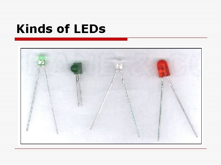Kinds of LEDs 