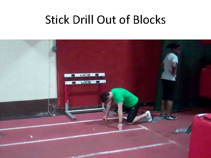 Stick Drill Out of Blocks Stick Drill Out of Blocks
