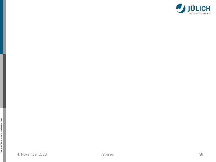 4. November 2020 Spares 36 Mitglied der Helmholtz-Gemeinschaft 