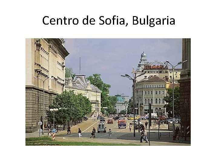 Centro de Sofia, Bulgaria 