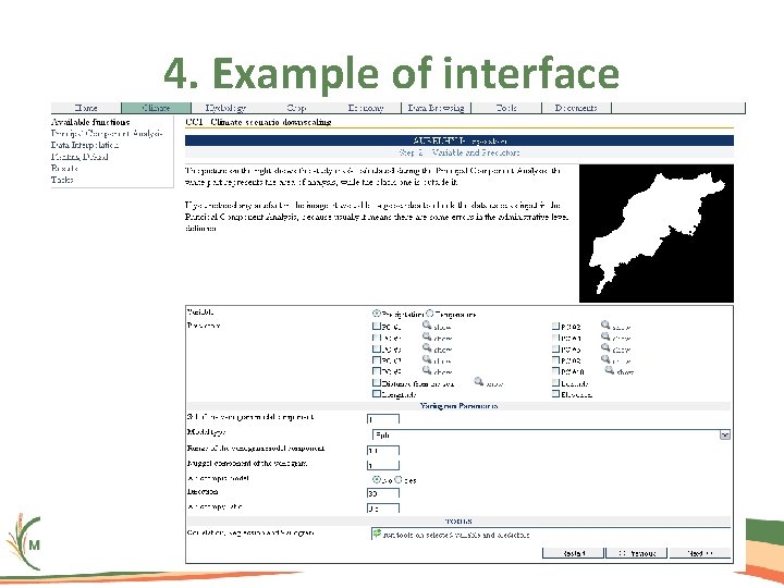 Modelling System for Agricultural Impacts of Climate Change