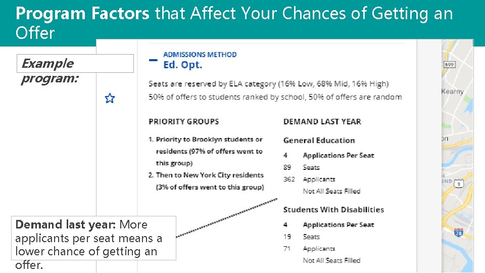 Program Factors that Affect Your Chances of Getting an Offer Example program: Demand last