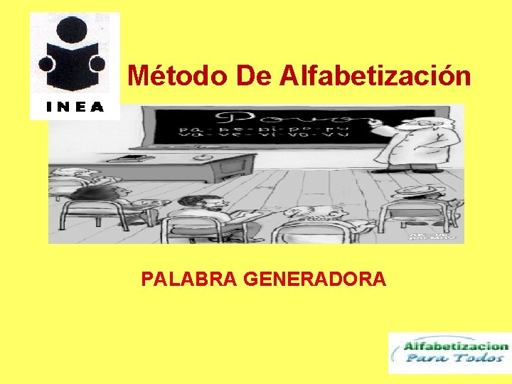 Método De Alfabetización PALABRA GENERADORA 