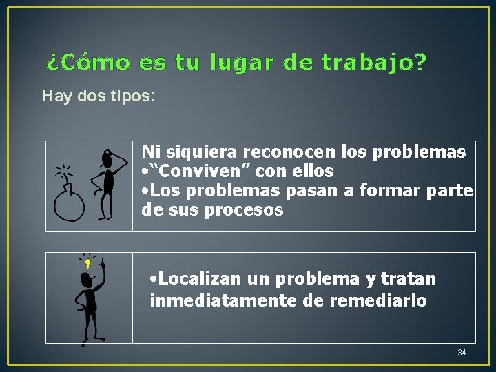 ¿Cómo es tu lugar de trabajo? Hay dos tipos: Ni siquiera reconocen los problemas