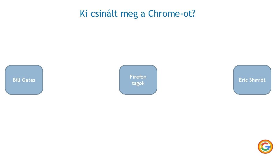 Ki csinált meg a Chrome-ot? Bill Gates Firefox tagok Eric Shmidt 