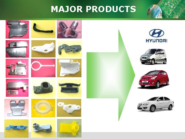 MAJOR PRODUCTS 