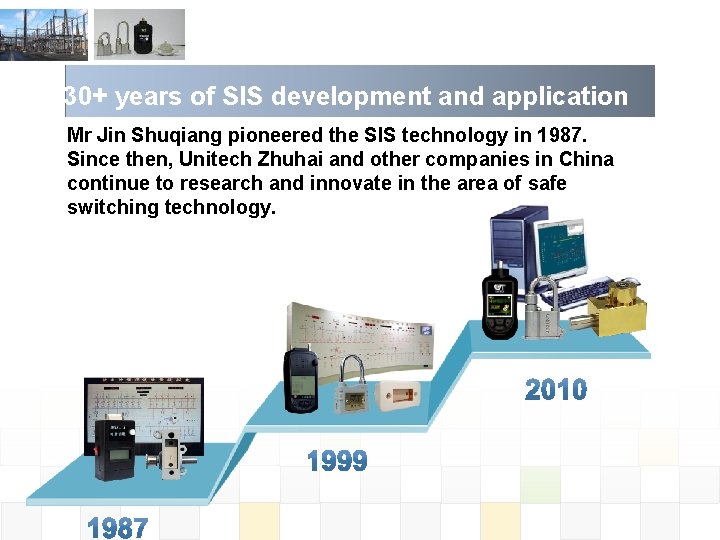 30+ years of SIS development and application Mr Jin Shuqiang pioneered the SIS technology