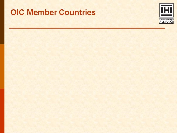 OIC Member Countries 