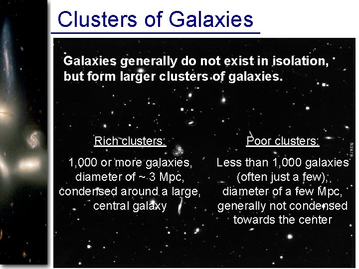 Clusters of Galaxies generally do not exist in isolation, but form larger clusters of