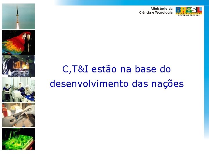 C, T&I estão na base do desenvolvimento das nações 