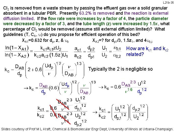 L 21 b-35 Cl 2 is removed from a waste stream by passing the