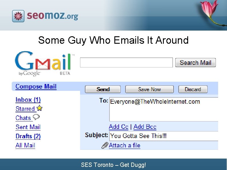Some Guy Who Emails It Around SES Toronto – Get Dugg! 