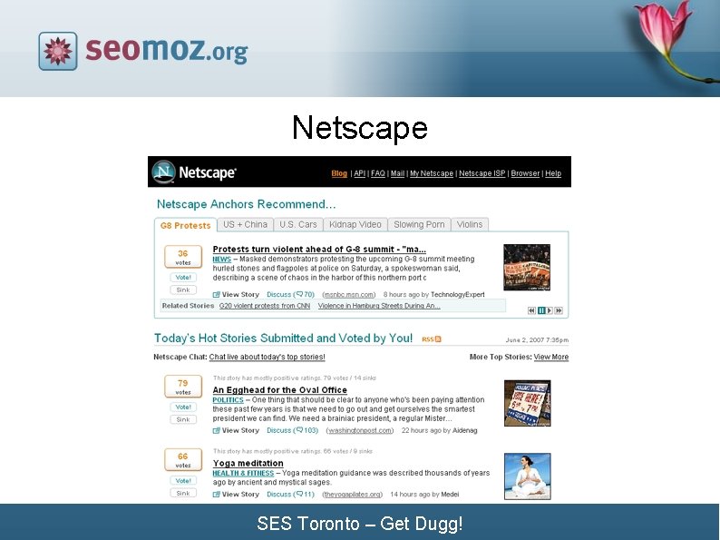 Netscape SES Toronto – Get Dugg! 
