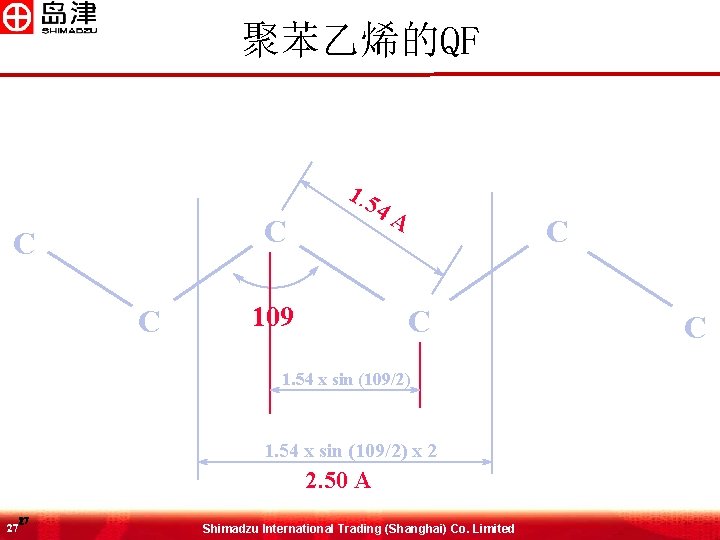 聚苯乙烯的QF C C C 1. 5 4 A 109 C C 1. 54 x