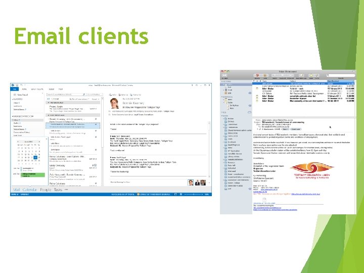 Email clients 