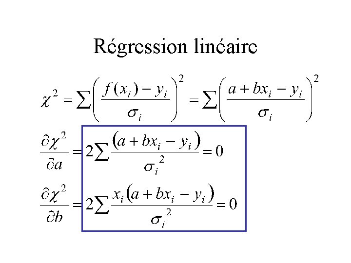 Régression linéaire 