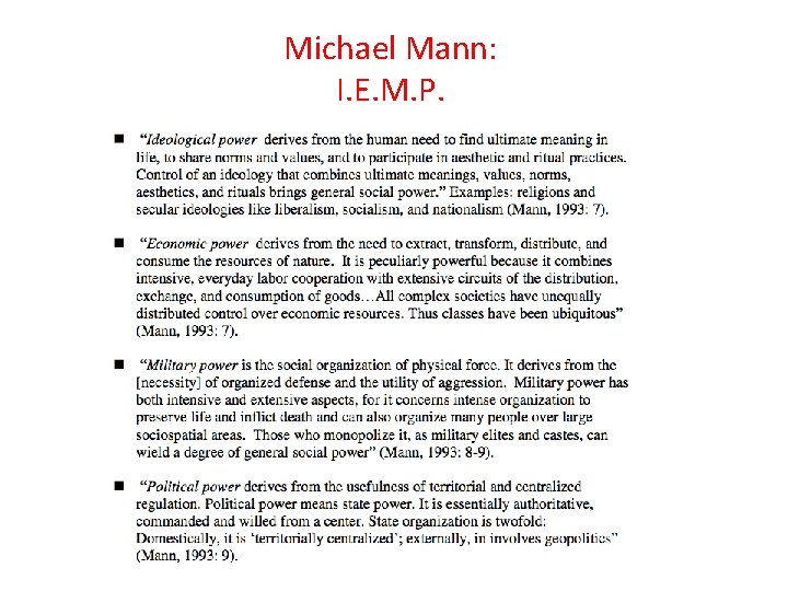 Michael Mann: I. E. M. P. 