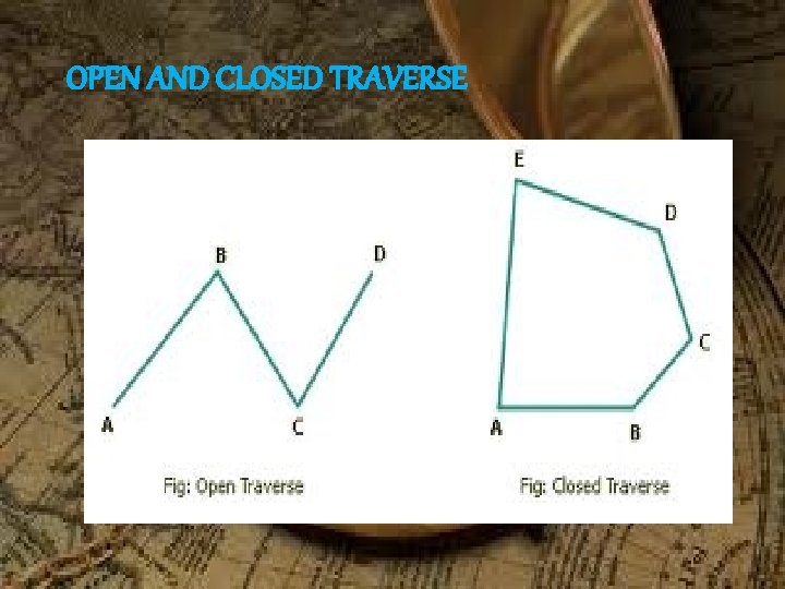 OPEN AND CLOSED TRAVERSE 