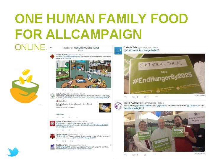 ONE HUMAN FAMILY FOOD FOR ALLCAMPAIGN ONLINE: 