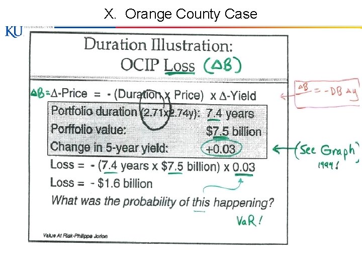 X. Orange County Case © Paul Koch 1 -37 