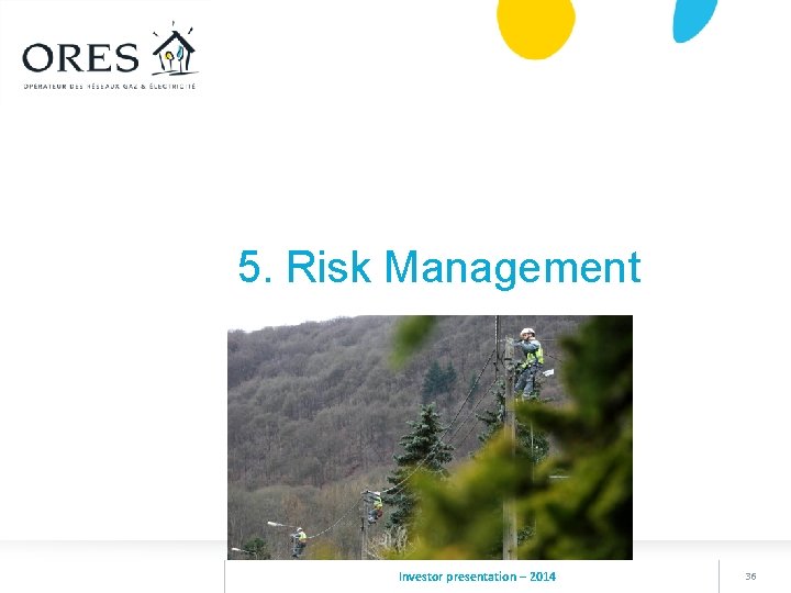 5. Risk Management Investor presentation – 2014 36 5. Risk Management Investor presentation – 2014 36
