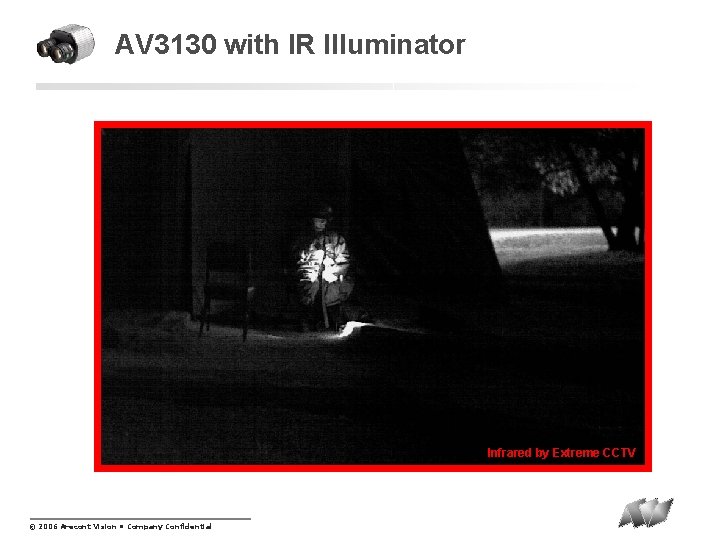 AV 3130 with IR Illuminator Infrared by Extreme CCTV © 2006 Arecont Vision •