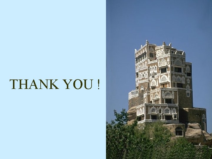 THANK YOU ! 