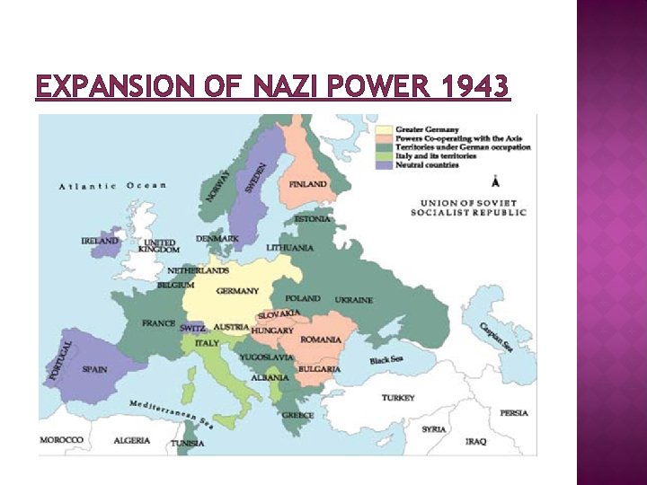 EXPANSION OF NAZI POWER 1943 