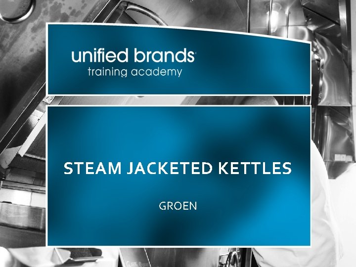 STEAM JACKETED KETTLES GROEN 